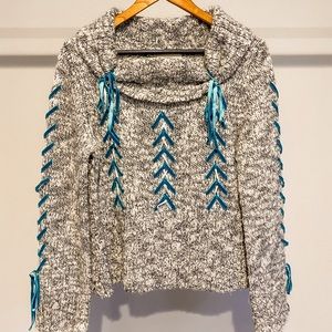 Anthropologie Sleeping on Snow Sweater